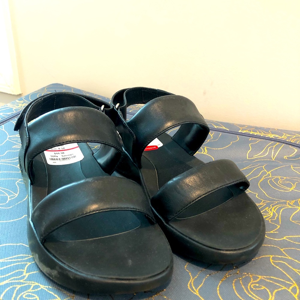 NWT Cole Haan Black Grand OS Sandals Size 8.5